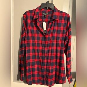 New flannel long sleeve women’s shirt